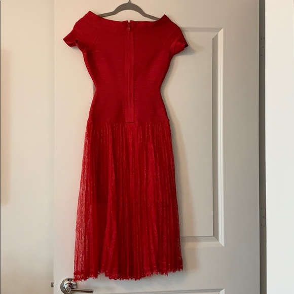 Herve Leger Red Dress - Picture 7 of 7